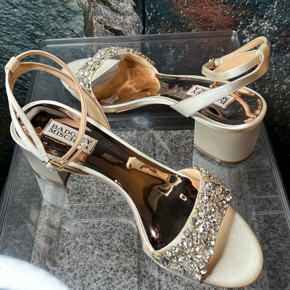 Badgley Mischka Ivanna Embellished Evening Shoe - Picture 10 of 11